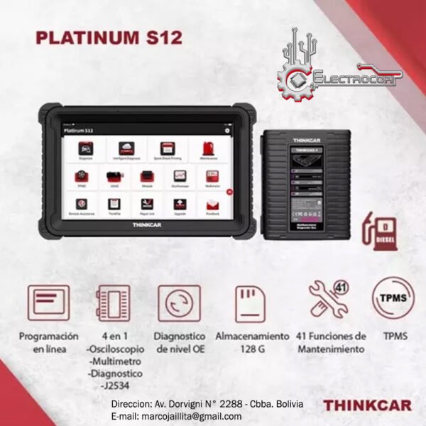 THINKCAR PLATINUM S12 - Imagen 2